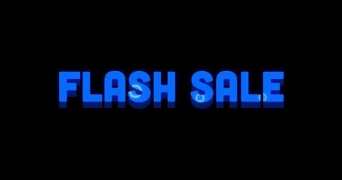 Vibrant Flash Sale Advertisement with Ocean Wave Theme - Download Free Stock Images Pikwizard.com