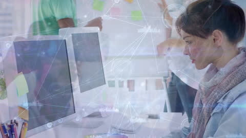 Innovative Business Professionals Engaging with Emerging Technology