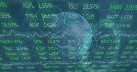 Global Stock Market Data with Networking and Digital Interface - Download Free Stock Images Pikwizard.com