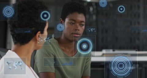 Data Processing Concept with Diverse Business Professionals