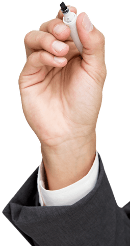 hand holding marker on transparent background for professional use - Download Free Stock Videos Pikwizard.com