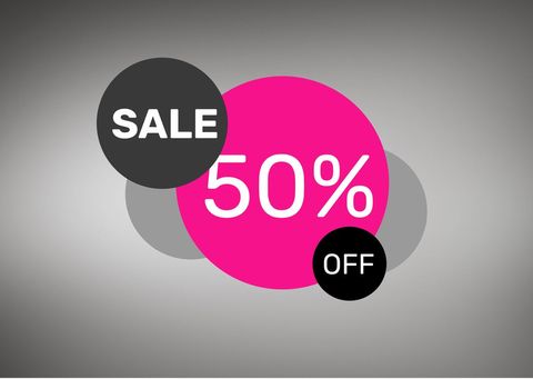 Bold 50% Off Promotional Discount Banner Design - Download Free Stock Templates Pikwizard.com