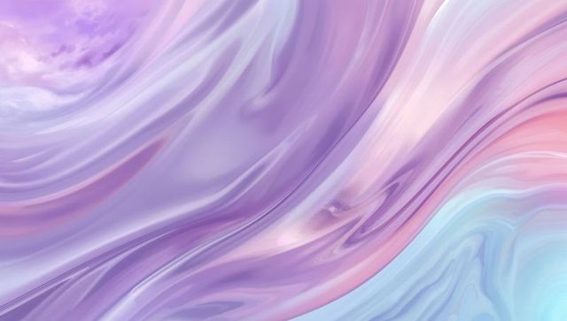 Lavender pink blue marble swirl glossy pastel gradient with fluid satin texture
