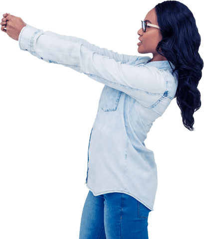 Woman with Glasses Taking Picture Transparent Background - Download Free Stock Videos Pikwizard.com