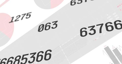 Close-up of Financial Data and Numbers on Digital Screen - Download Free Stock Images Pikwizard.com