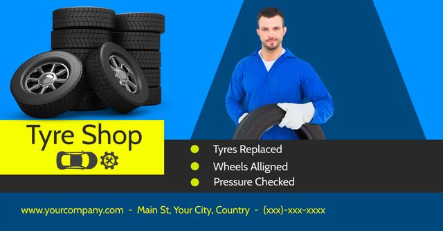 Professional Tire Services - Replacement, Alignment, and Pressure Check - Download Free Stock Templates Pikwizard.com