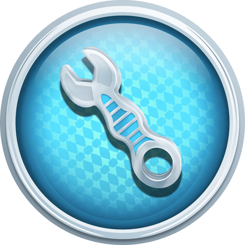 3D Blue Circular Design with Transparent Wrench Icon - Download Free Stock Videos Pikwizard.com