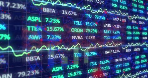 digital trade data with stock market analysis connections - Download Free Stock Images Pikwizard.com
