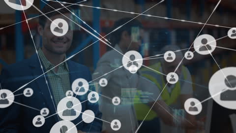 Business Network Connections in a Modern Warehouse Setting