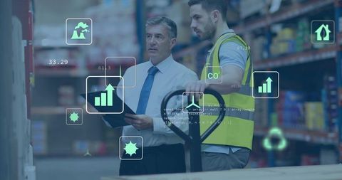 Warehouse manager and operator using augmented analytics for smarter inventory logistics