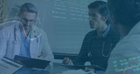 Medical Team Analyzing Healthcare Data on Digital Screen - Download Free Stock Images Pikwizard.com