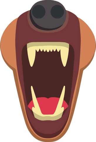 transparent predator muzzle illustrating ferocity and danger - Download Free Stock Videos Pikwizard.com