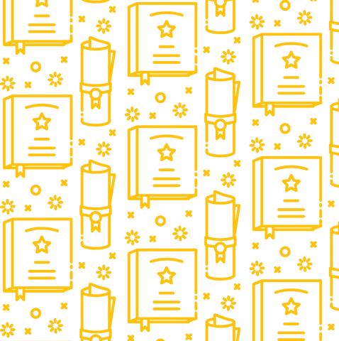 Seamless Golden Book Pattern on Transparent Background - Download Free Stock Videos Pikwizard.com