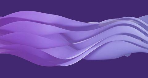 Abstract Purple Waves on Vibrant Background