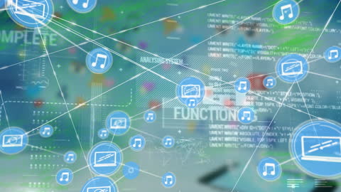 Digital Data Processing with Music Network Connections