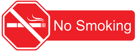 Transparent No Smoking Sign on Red Background for Public Areas - Download Free Stock Videos Pikwizard.com