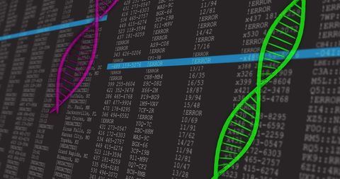 Digital DNA Analysis Concept with Genetic Data Interface - Download Free Stock Images Pikwizard.com