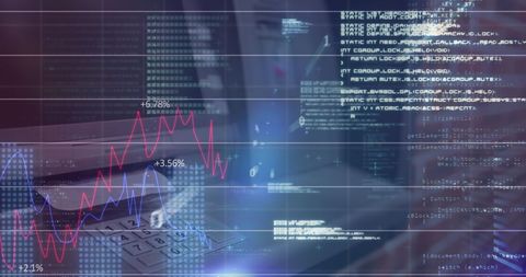 Financial Data Analysis with ATM and Digital Code Overlay - Download Free Stock Images Pikwizard.com