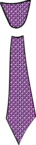 purple geometric patterned necktie on transparent background - Download Free Stock Videos Pikwizard.com