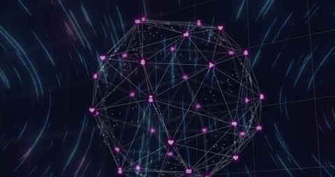 Digital Network Connectivity with Abstract Lights