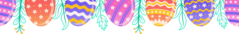 Pastel Easter Egg Garland with Green Vines on Transparent Background - Download Free Stock Videos Pikwizard.com