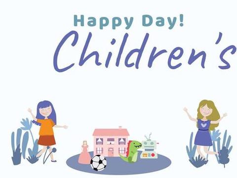 Vibrant Children's Day template with whimsical, playful design. from ...