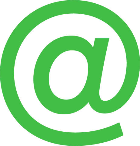 Green Transparent At Symbol for Digital Communication - Download Free Stock Videos Pikwizard.com