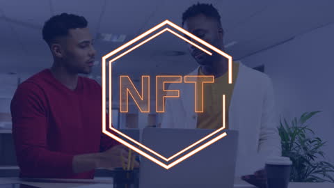 Team Discussing NFT Opportunities in Modern Office