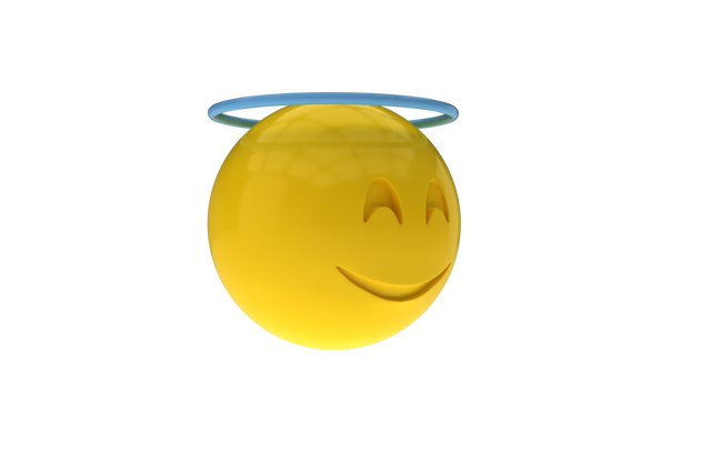 3D Transparent Yellow Smiley Face with Halo - Download Free Stock Videos Pikwizard.com