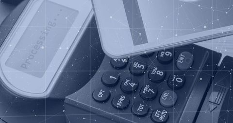 Digital Transaction with Smartphone and Payment Terminal - Download Free Stock Images Pikwizard.com