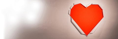 Transparent Heart Illustration with Corner Torn Cover - Download Free Stock Videos Pikwizard.com