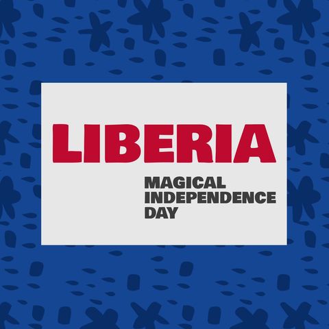 Liberia Independence Day Celebration Graphic Art - Download Free Stock Templates Pikwizard.com