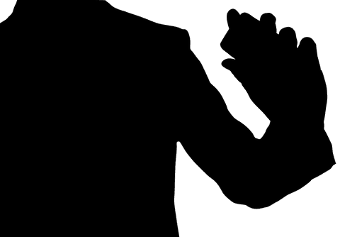 Transparent Silhouette of Person Holding Smartphone Illustration - Download Free Stock Videos Pikwizard.com