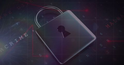 Secure Digital Protection Over Data-Gridded Overlay - Download Free Stock Images Pikwizard.com
