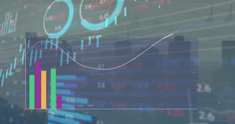 Multicolor Graph and Digital Data Analytics Background
