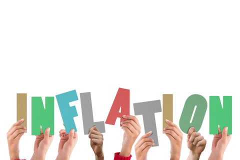 hands holding inflation text on transparent background - Download Free Stock Videos Pikwizard.com