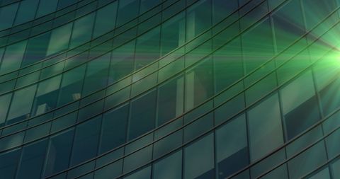 Digital Data Processing on Modern Glass Building - Download Free Stock Images Pikwizard.com