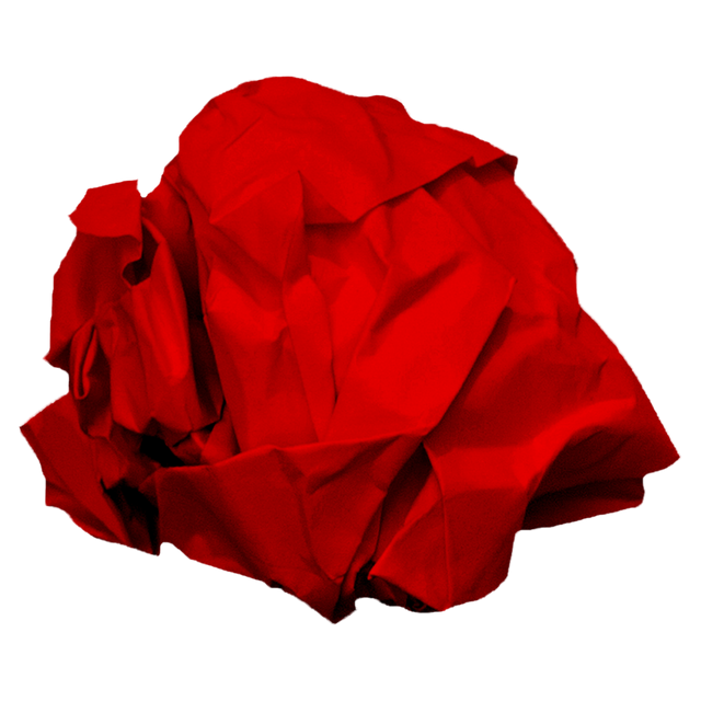 Crumpled Red Paper on Transparent Background Symbolizing Creativity Challenges - Download Free Stock Videos Pikwizard.com