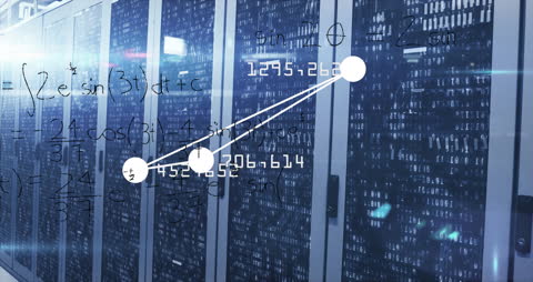 Data Analytics in High-Tech Server Environment Animation