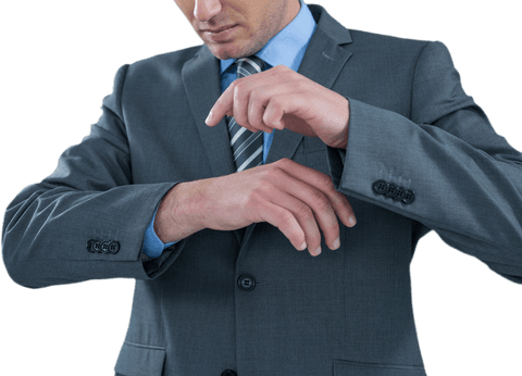 businessman with transparent futuristic smart watch - Download Free Stock Videos Pikwizard.com