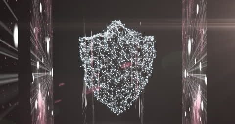 Digital Shield with Data Connections in Luminous Interface