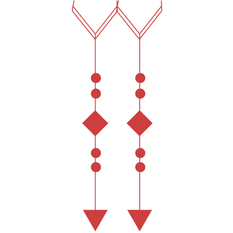 red hanging graphic elements on transparent background illustration - Download Free Stock Videos Pikwizard.com