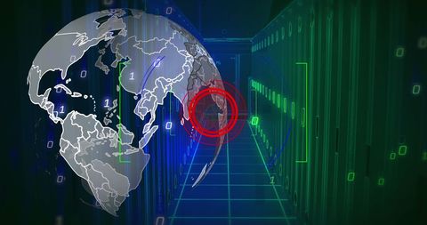 Global Computing and Data Processing Conceptual Illustration - Download Free Stock Images Pikwizard.com