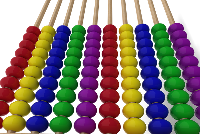 Colorful Transparent Abacus Beads for Educational Illustration - Download Free Stock Videos Pikwizard.com