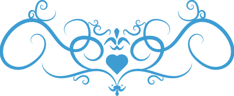 Blue Decorative Ornament with Heart on Transparent Background - Download Free Stock Videos Pikwizard.com