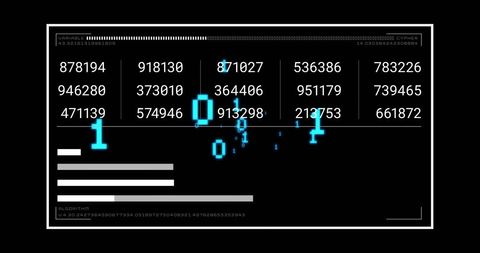 Digital Binary Code Data Flow with Technology Elements - Download Free Stock Images Pikwizard.com