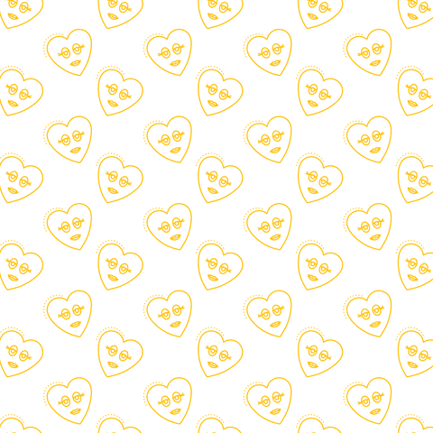 yellow heart pattern design on transparent background - Download Free Stock Videos Pikwizard.com