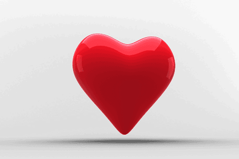 Red Heart Illustrated on Transparent Background with Romantic Theme - Download Free Stock Videos Pikwizard.com