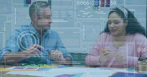 Data Analytics Overlay with Diverse Colleagues in Office Collaboration