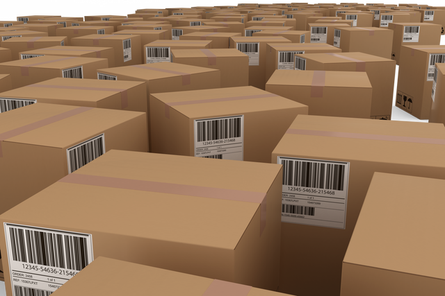 Numerous Cardboard Boxes Stacked for Shipping Transparent Background - Download Free Stock Videos Pikwizard.com